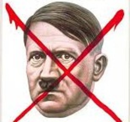 Hitler dies of a heart attack