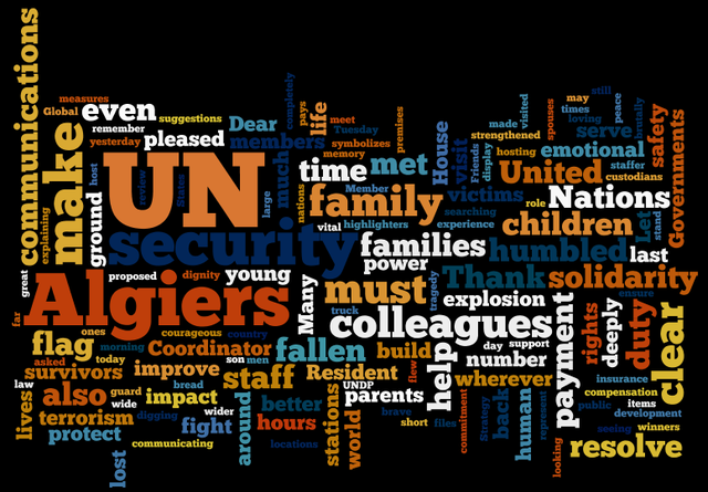 Remarks to Headquarters staff upon return from Algiers