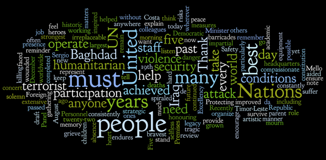 Remarks to the Solemn Ceremony marking the Fifth Anniversary of the Baghdad Bombing