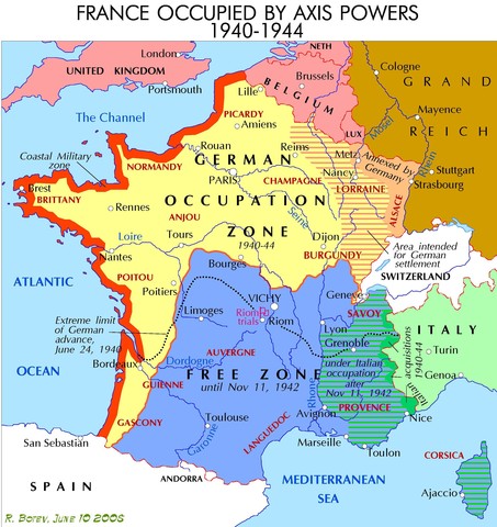 Germany and Italy's invasion of France