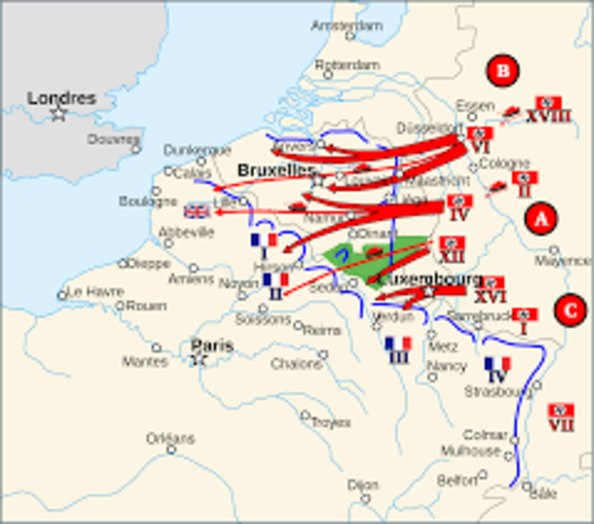 Germany's and Italy's invasion of France