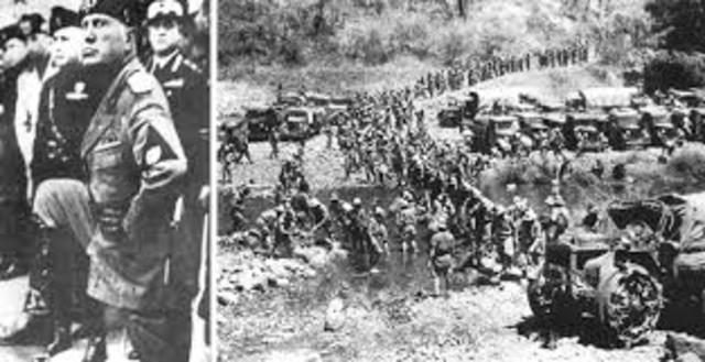 Mussolini's invasion of Ehiopia
