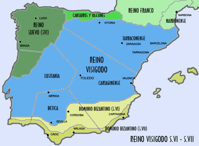 La llegada de los visigodos