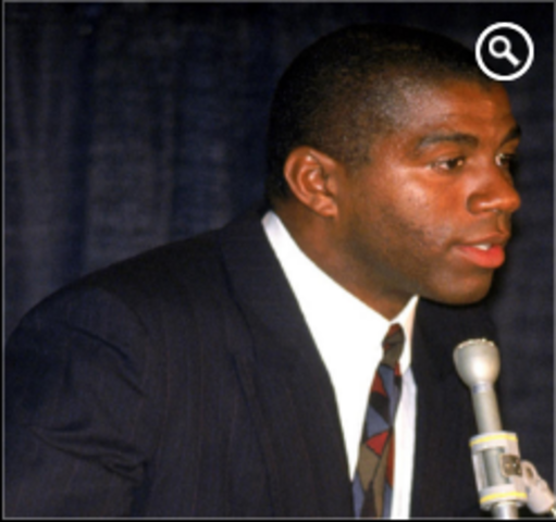 MAGIC JOHNSON HIV ANNOUNCEMENT