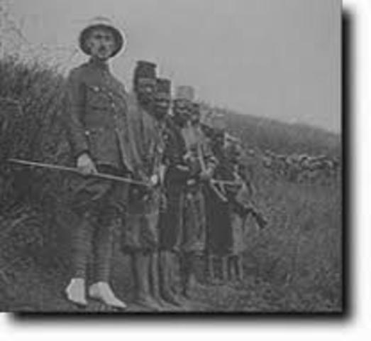 Germany controls Rwanda