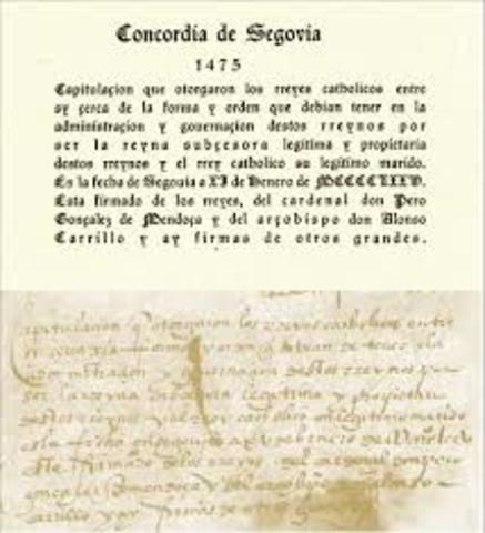 CONCORDIA DE SEGOVIA