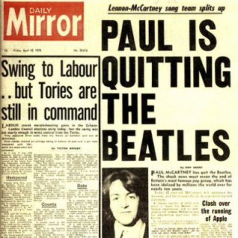 The Beatles Break Up