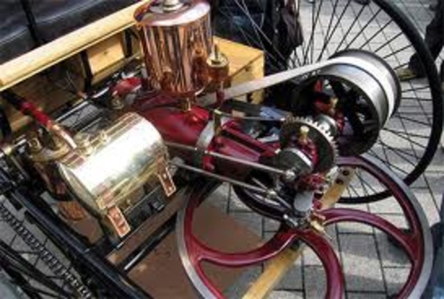 First Gasoline automoblie.