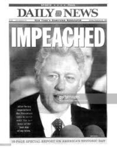 President Clinton Impeached
