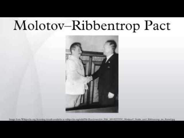 Ribbentrop/Molotov Pact