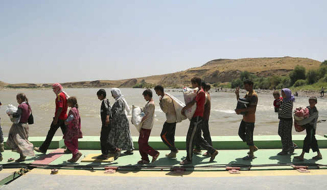 La fuga degli yazidi in Iraq