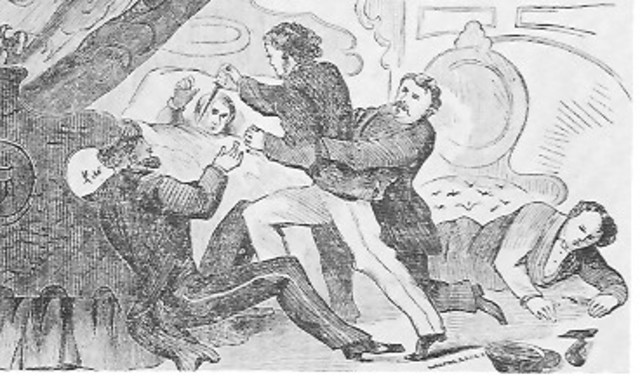 Powell Attempts To Kill Secrety Of State Seward ( about 10:00 )