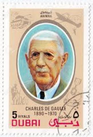 Proclamación de la Quinta República Francesa