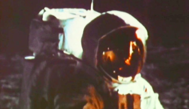 The First Man Lands on the Moon