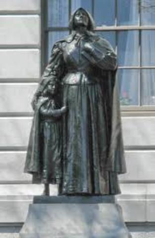 Anne Hutchinson Statue