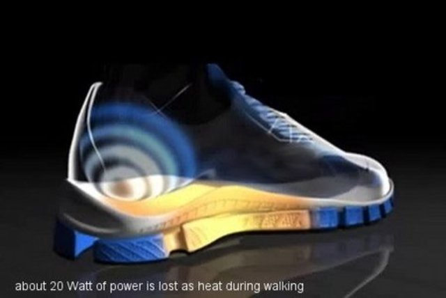 Zapatillas que cargan tu celular