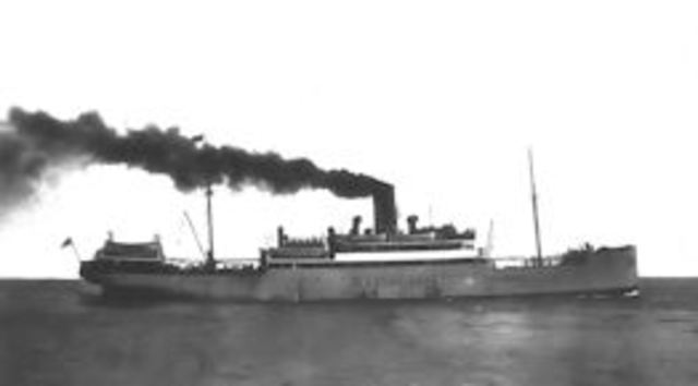 Nazi soldiers inspected Henrik's boat. (Fiction)