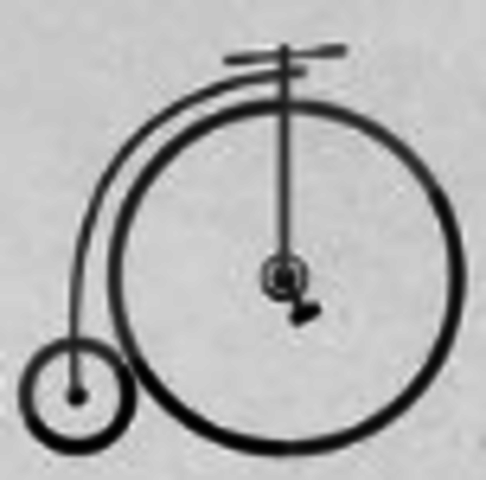 1870 high-wheel bicycle
