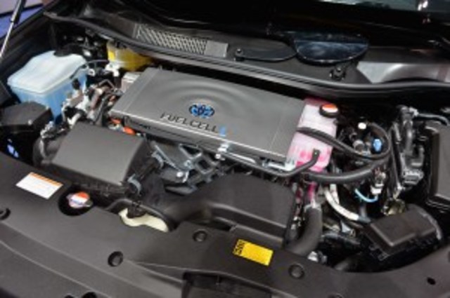 Llegada de los carros con hidrógeno