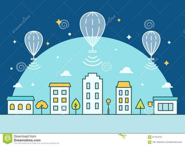 Globos con acceso a internet