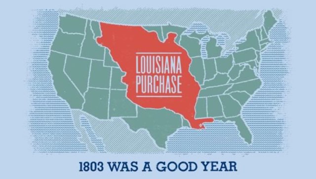 The Louisiana Purchase is made.