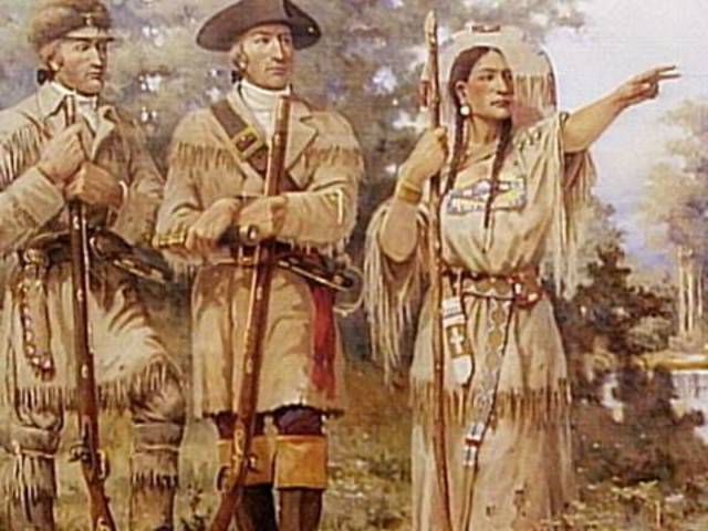 Sacagewea first joins the Corps of Discovery