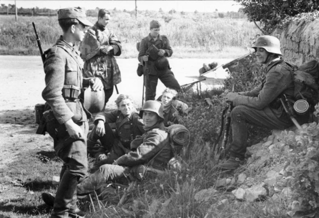 Some soldiers inspected Uncle Henrik's house. (Fiction)