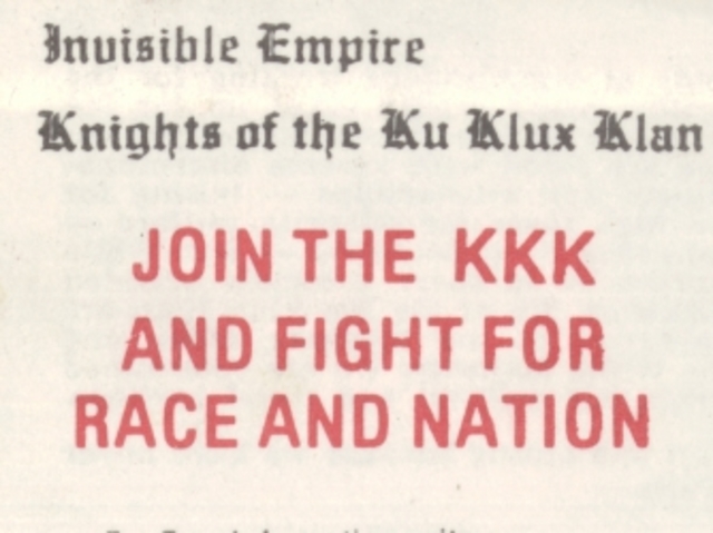 Formation of the Ku Klux Klan