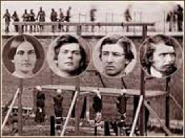 The Conspirators are hanged