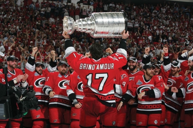 Carolina Hurricanes win Hockey's Stanley Cup.