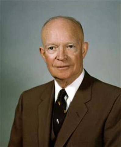 Eisenhower starts United States military aid to South Vietnam