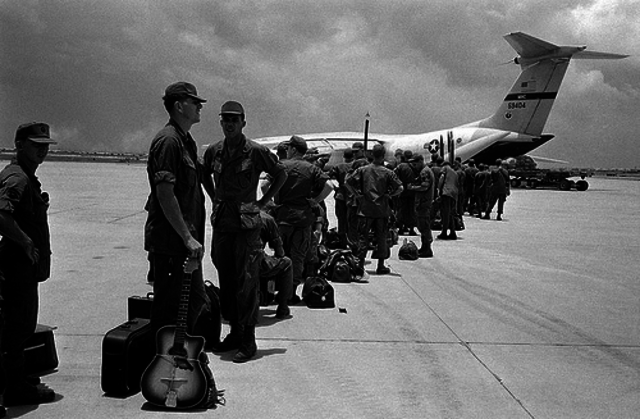 U.S. troops leave Vietnam