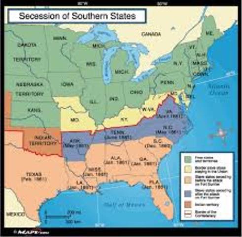 Secession of Southern States