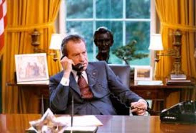 Richard Nixon in office