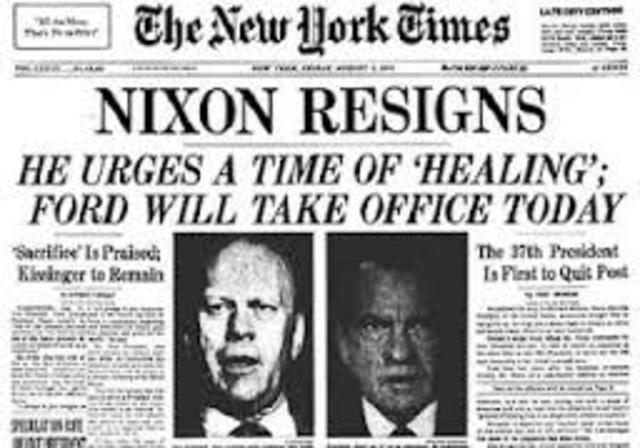 Nixon Resigns