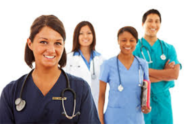 Nurses started dressing more causual by wearing "scrubs"