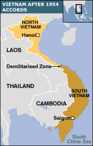 Vietnam divided