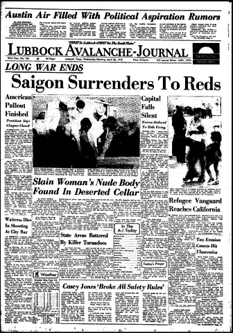 South Vietnam Surrenders (Abroad)