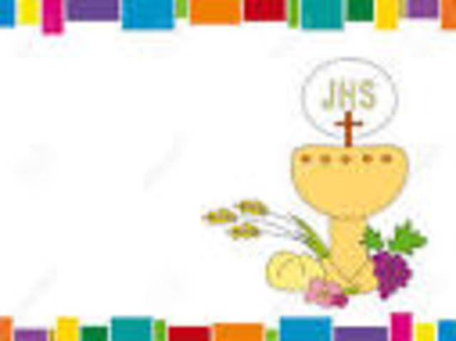 The first comunion of Manu