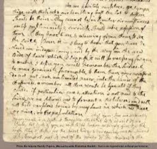 Abigail's Famous Letter