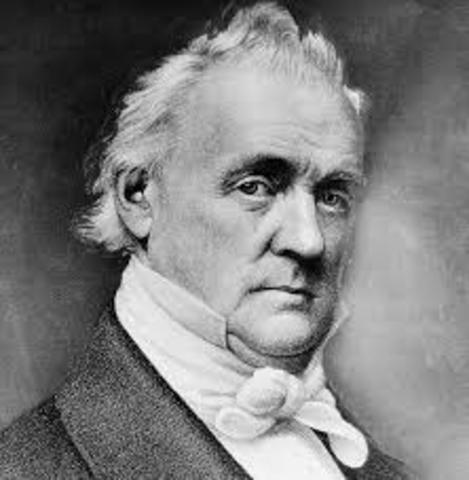 James Buchanan sworn into offia as the 15 president