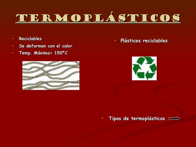 Plásticos termo estables reciclables