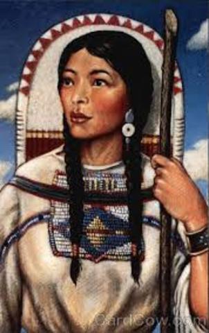 Sacagawea was sold into slavery