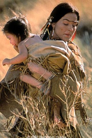 Sacagawea had her first child