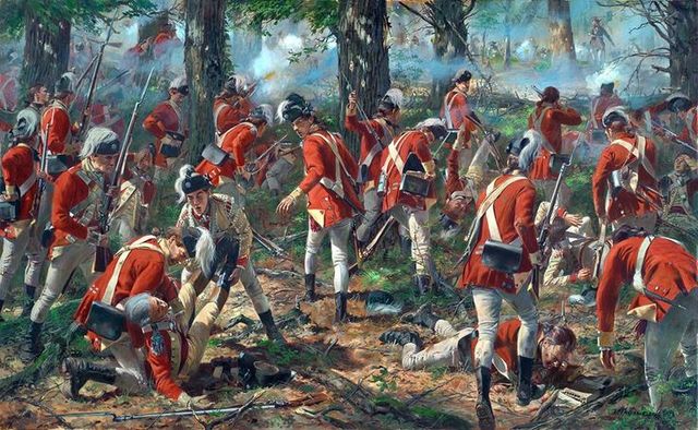 The Connecticut militia.