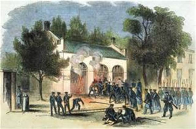 John Brown raid at Harpers Ferry