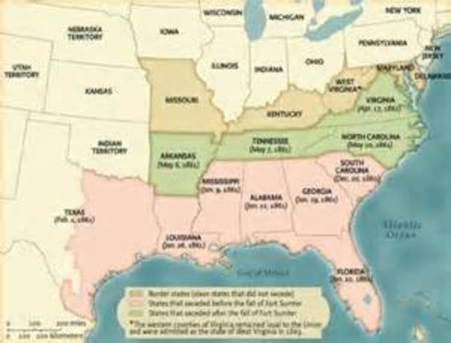 Secession of Southern States