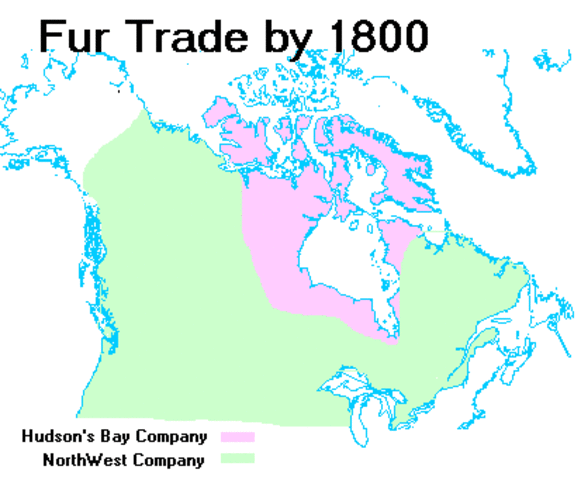 1821: North West Company, Hudson Bay Company merged
