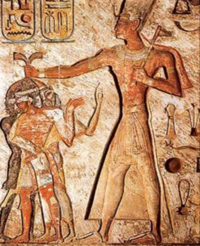 Pharaoh Rameses II claims victory against his enemies, the Hittites, at the Battle of Kadesh
