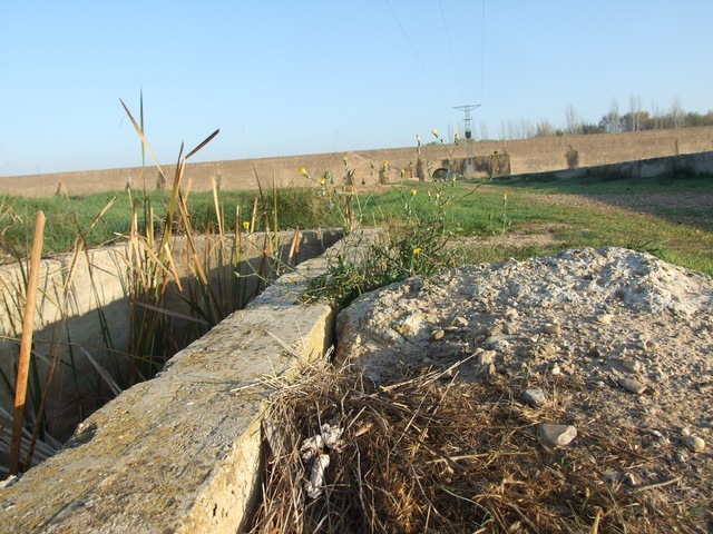 La construcción del primer azúd